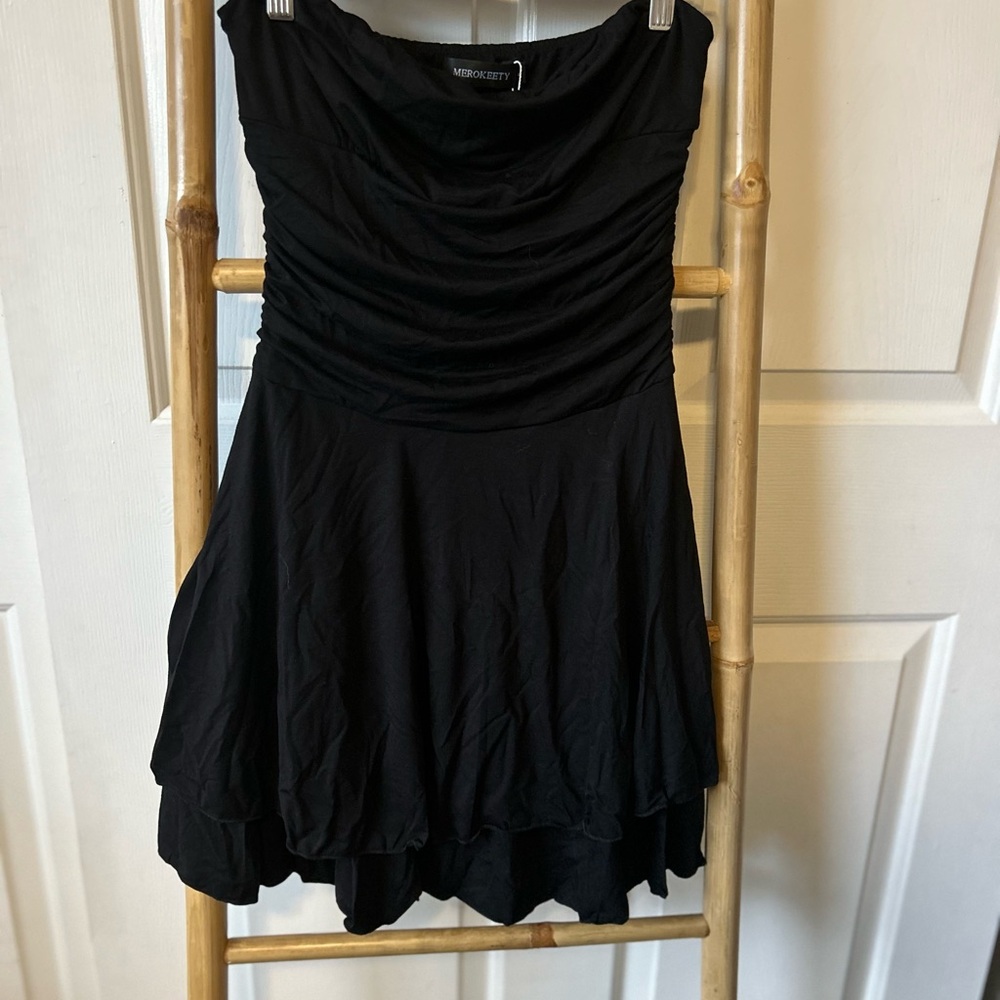 NEW! Black Off-Shoulder Dress